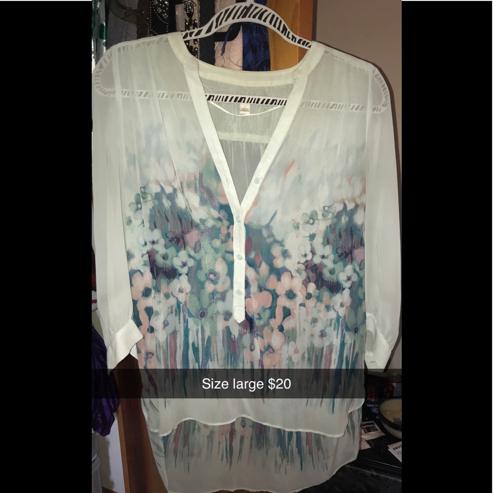 Sheer shirt